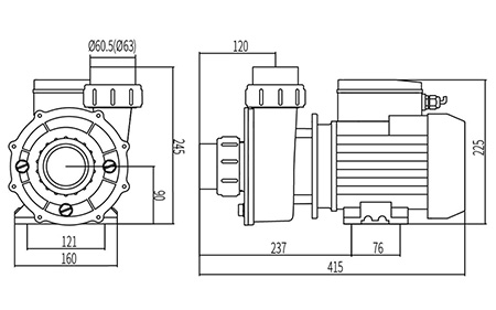 Bomba para SPA, DXD-320E