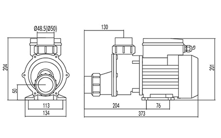 Bomba para hidromasaje, DXD-310A