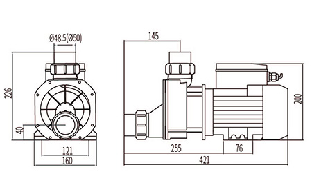 Bomba para hidromasaje, DXD-310E